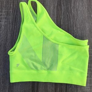 Fabletics spots bra | lime green | small